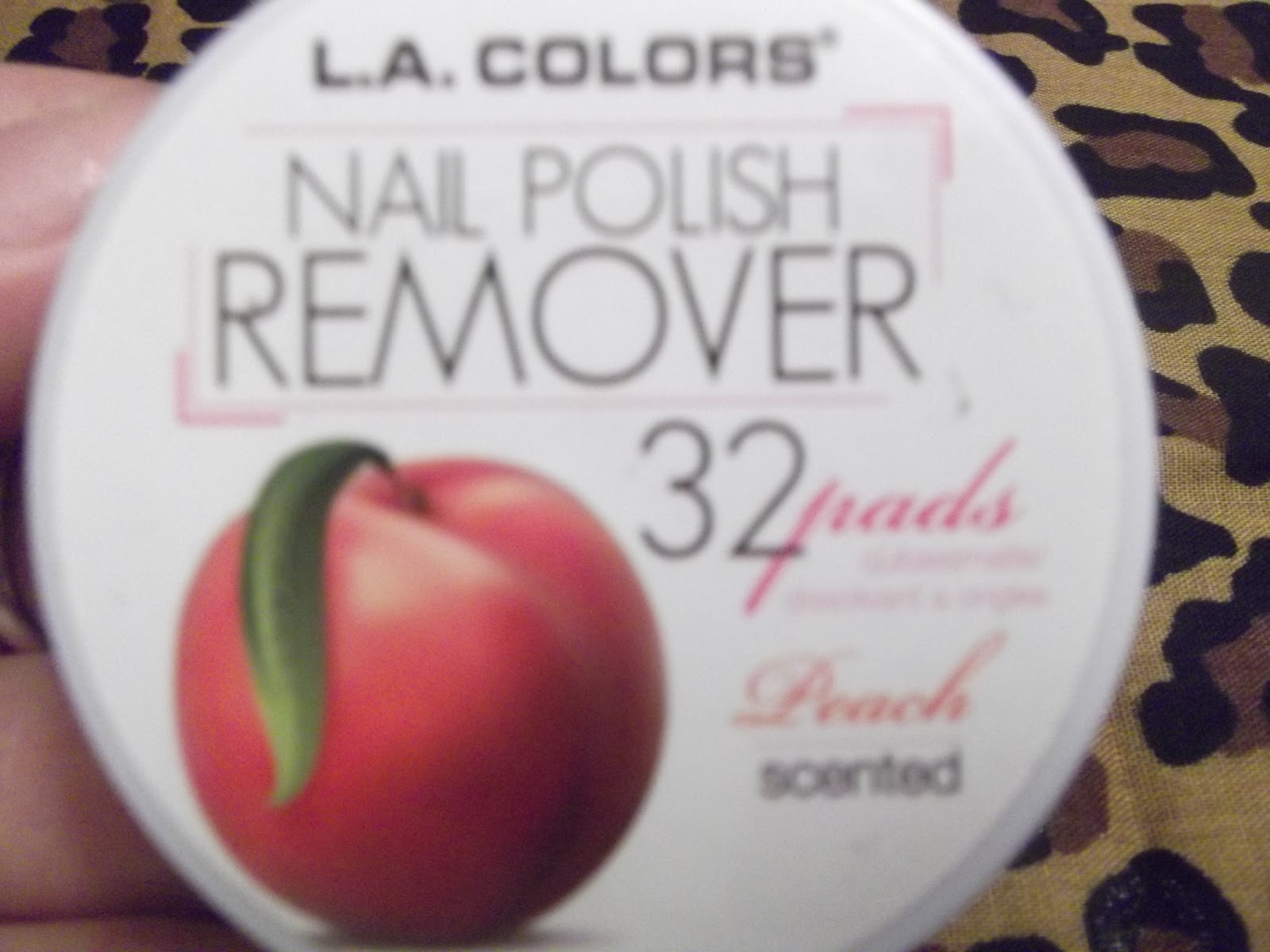 Nail Polish Addict LA Colors Scented Nail Polish Remover Pads