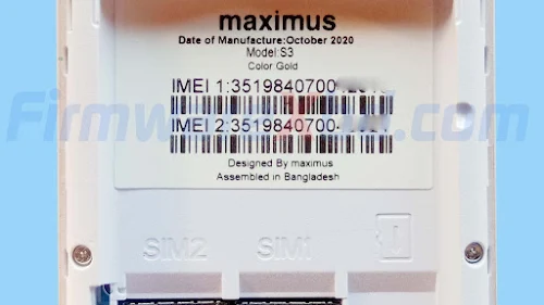 Maximus S3 Flash File Download 6531E Firmware