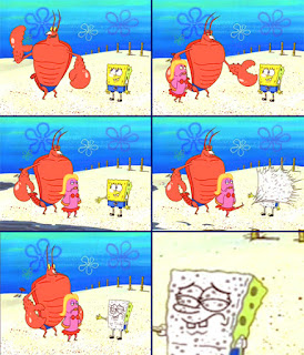 Polosan meme spongebob dan patrick 134 - spongebob si penjaga pantai gadungan