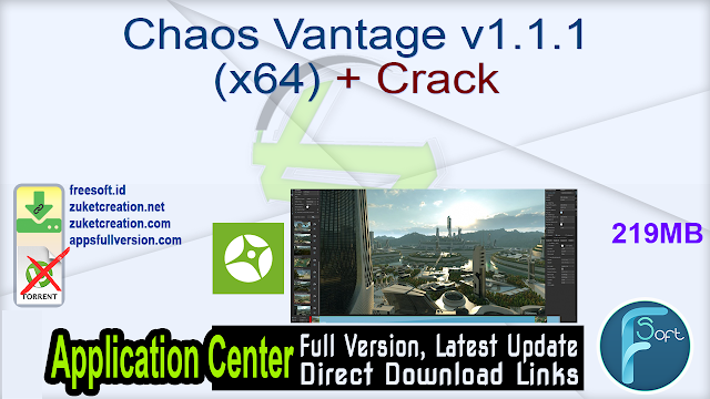 Chaos Vantage v1.1.1 (x64) + Crack
