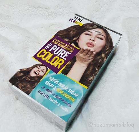 schwarzkopf pure color sac boyasi huzun sarisi blog kozmetik yorumu kozmetik blogu