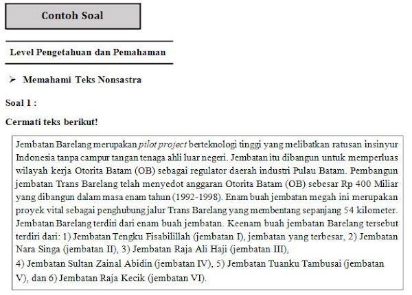 Soal dan Pembahasan Bahasa Indonesia Ujian Nasional SMP 