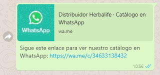 Catálogo Distribuidor Herbalife en Whatsapp
