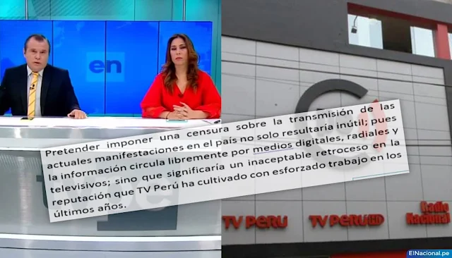 TV Perú denuncia censura