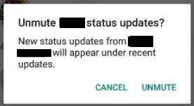 How To Unmute Status in WhatsApp