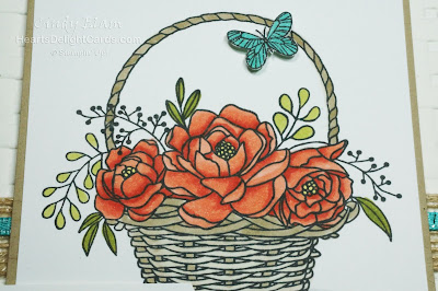 Blossoming Basket, Heart's Delight Cards, Stampin' Up!, Sale-A-Bration