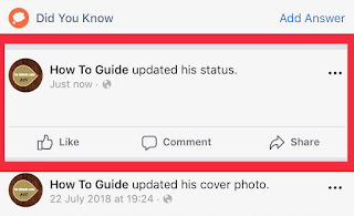 How To Upload Blank Status On Facebook