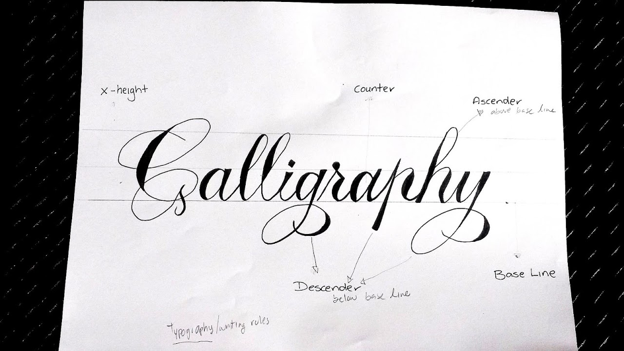 Ballpoint Pen Calligraphy - Calligraph Choices