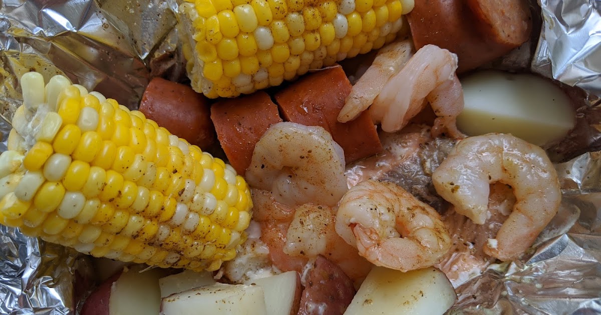 Cajun Boil on the Grill for FishFridayFoodies