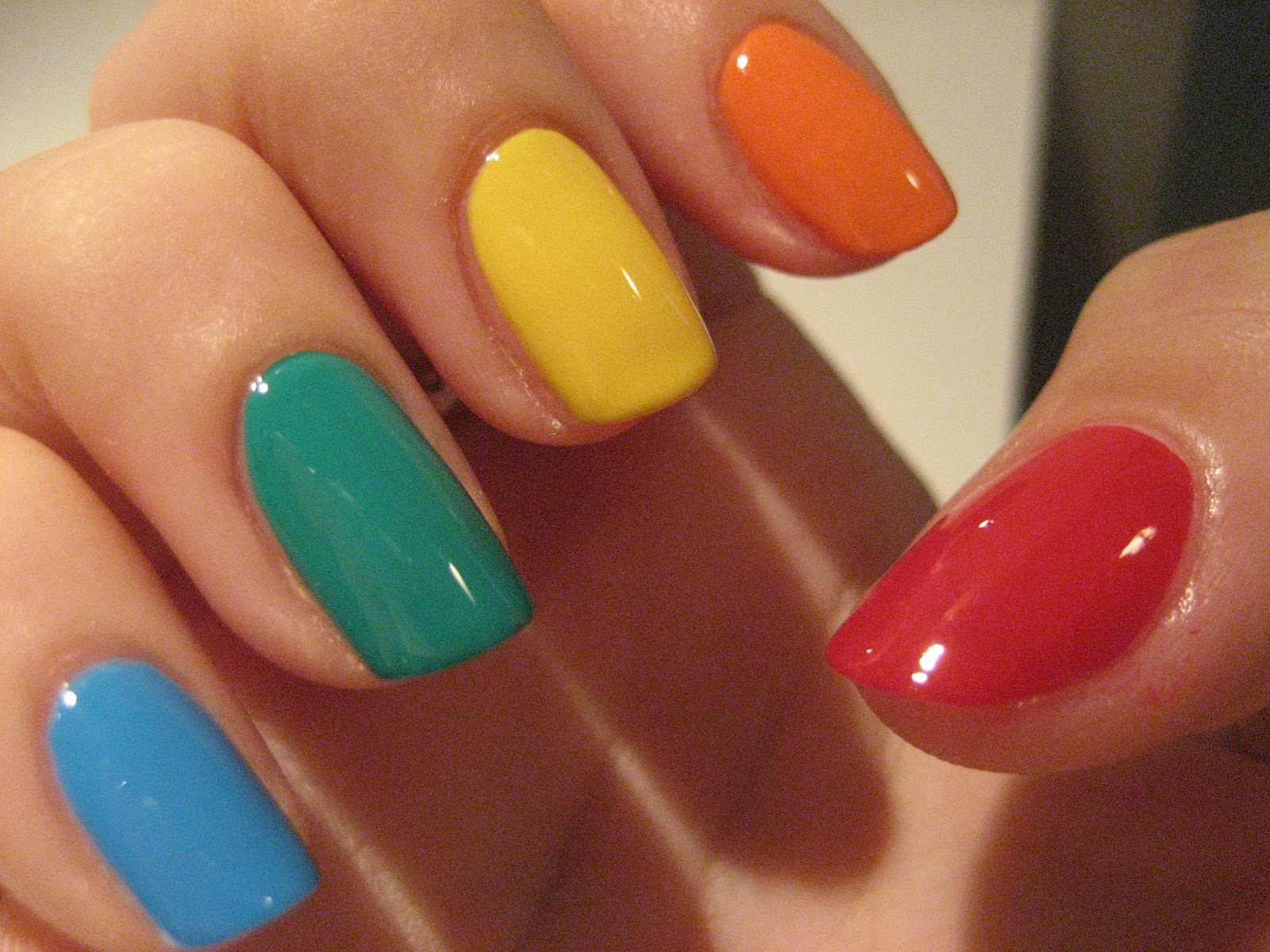 10. 12 Gorgeous Skittle Nail Art Designs for a Colorful Manicure - wide 2