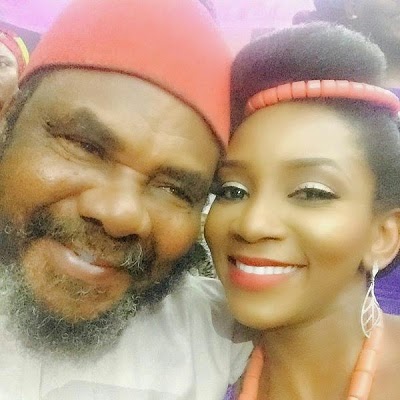 pete edochie genevieve nnaji selfie