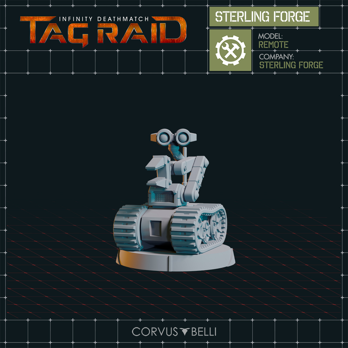 Wargame News and Terrain: Corvus Belli: Infinity Tag Raid Sterling ...