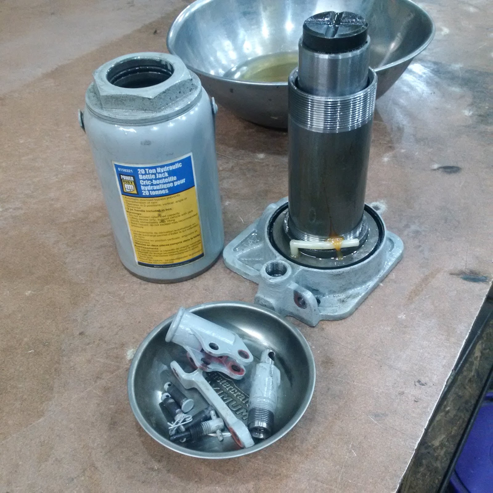 Another Day Another Project DIY 20Ton Shop Press With Upside Down