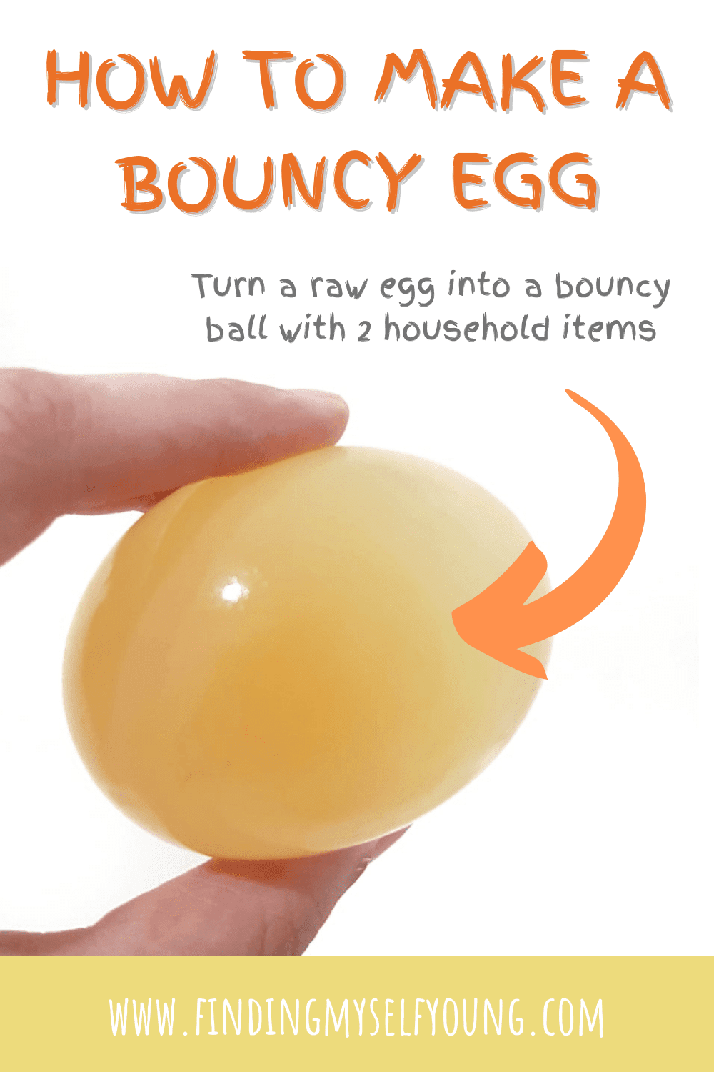 How to make a Bouncy Egg Finding Myself Young