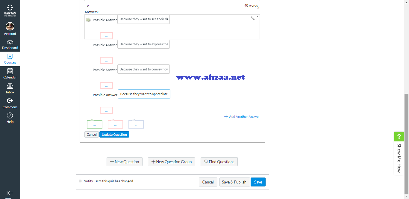 Tutorial Cara Membuat Kuis di Learning Management System (LMS) Canvas