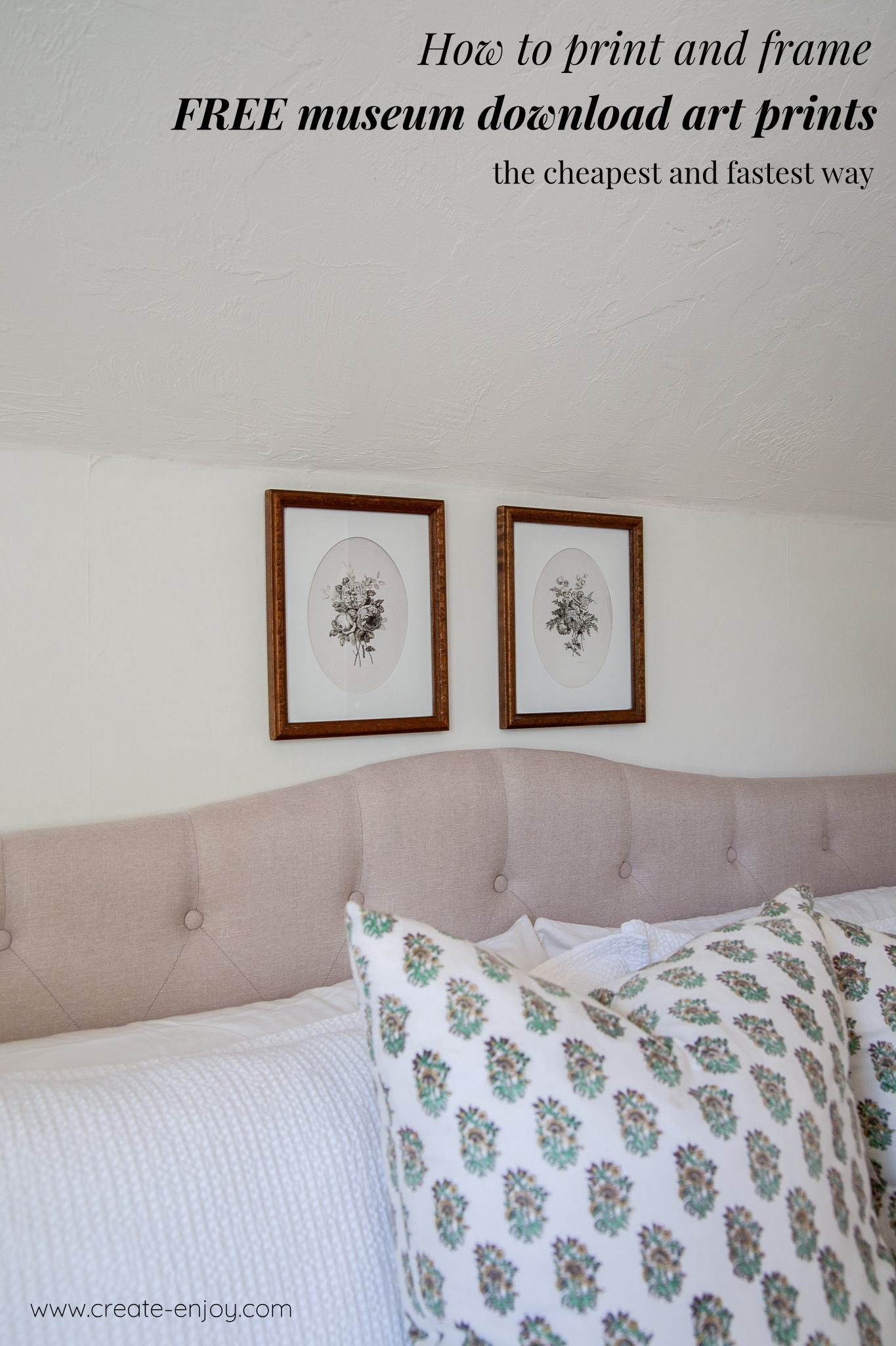 How to print and frame free museum download art prints (the fastest and