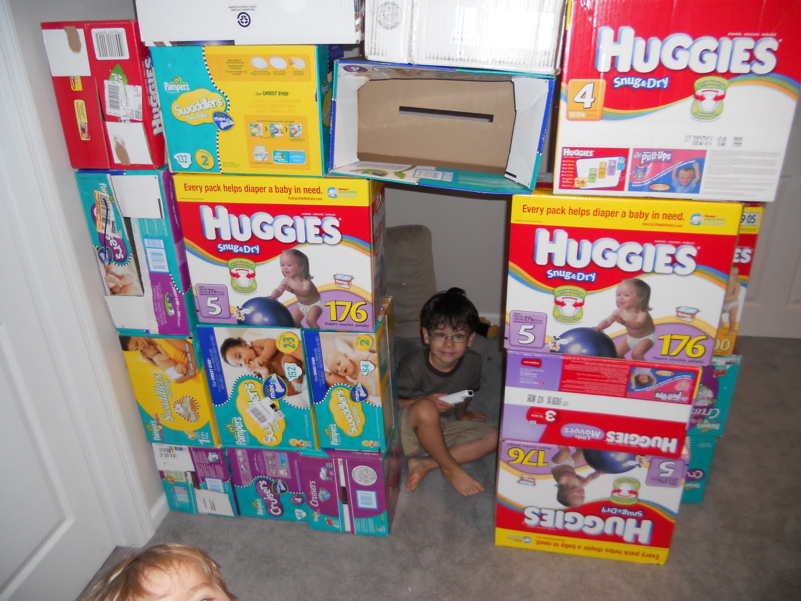 Productive Parenting A Creative Use for Diaper Boxes