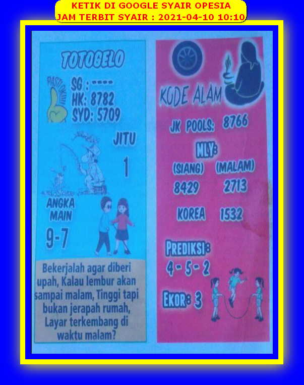 gambar togel hongkong
