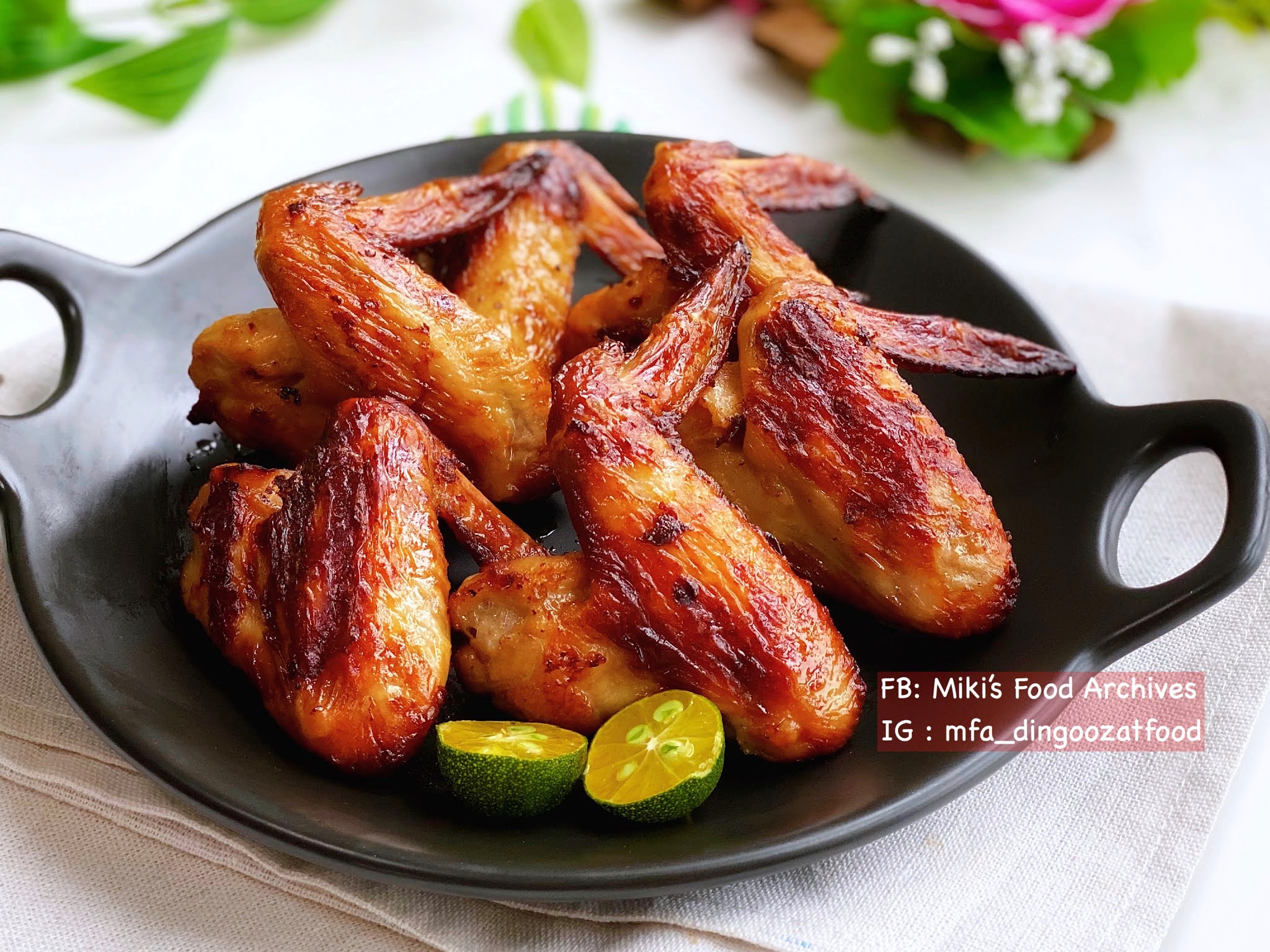 Miki's Food Archives SG HawkerStyle BBQ Chicken Wings 新加坡烤鸡翅