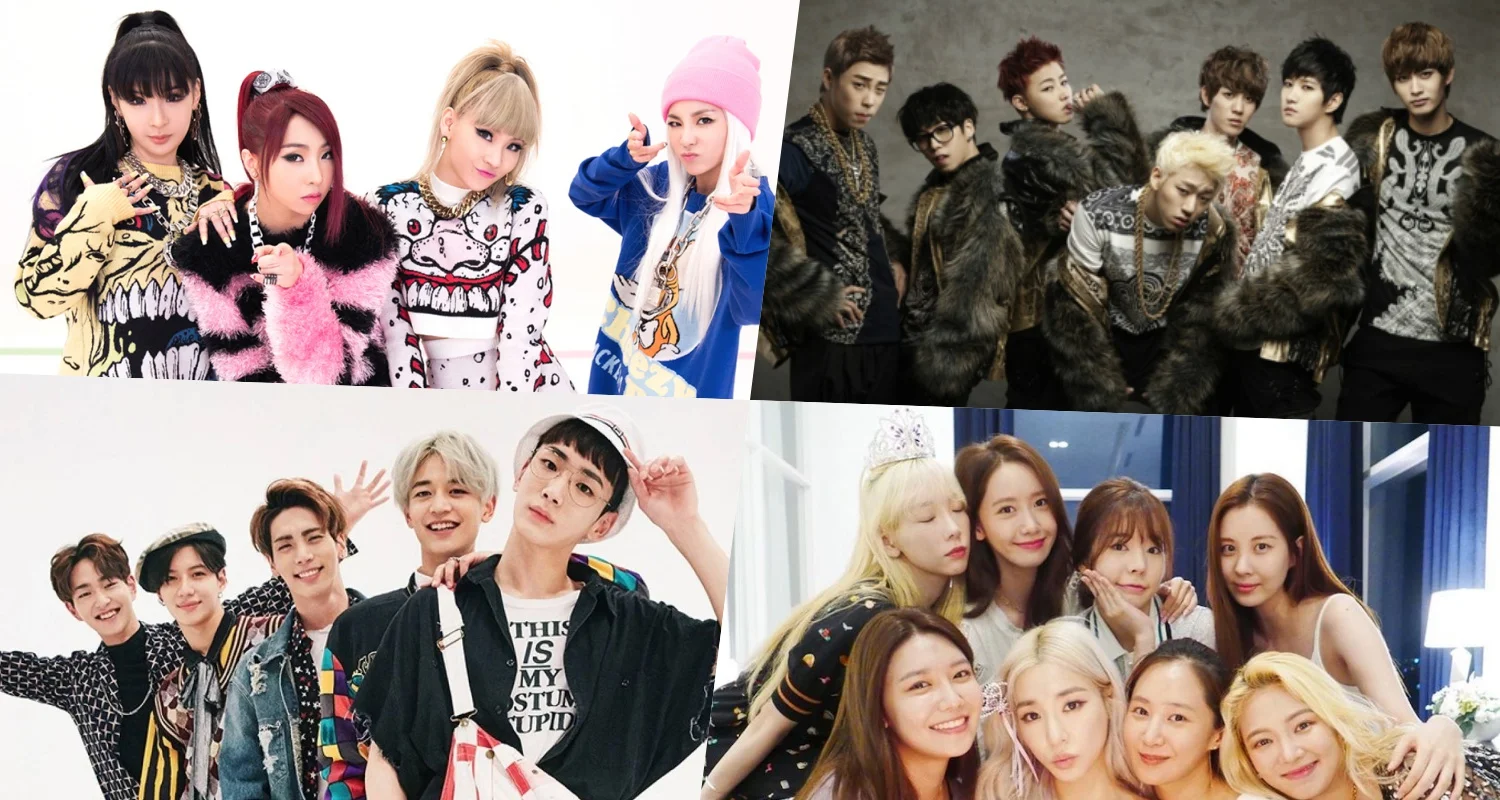 2ne1 block b shinee girls generation