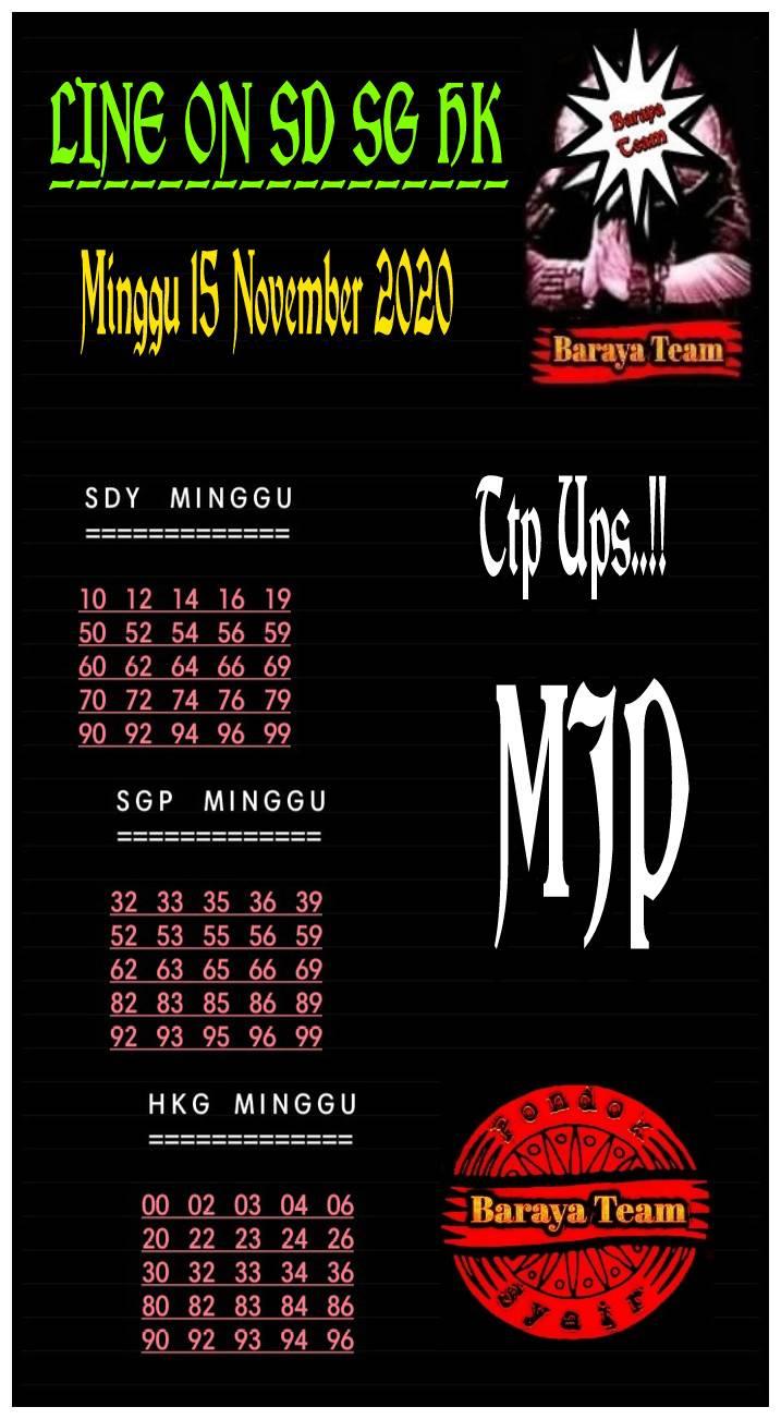 Syair Hongkong Malam Ini Minggu 15112020 Syair SGP