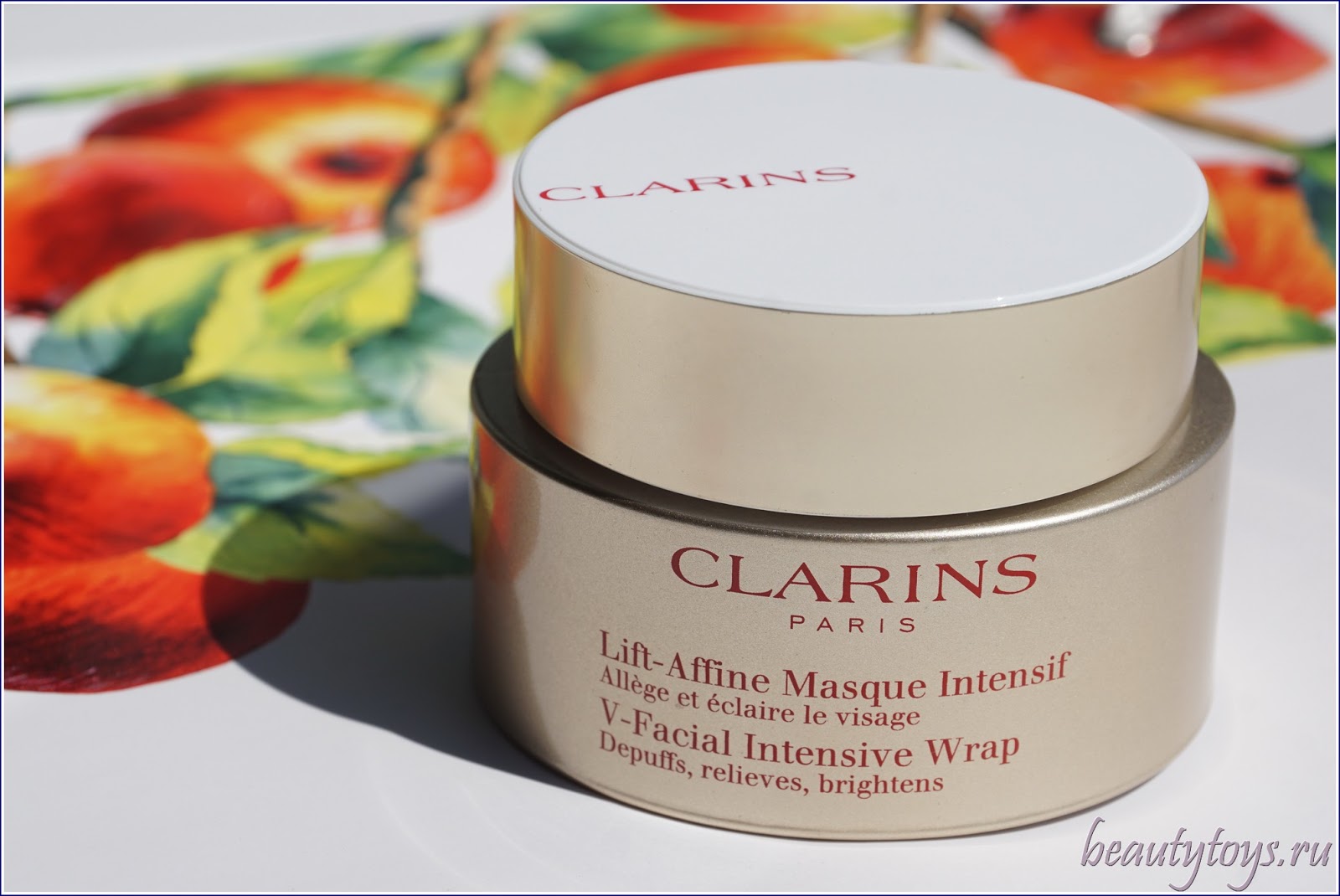 Clarins V-Facial Intensive Wrap Моделирующая маска с дренирующим эффектом.