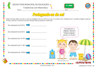 caderno atividades de matematica 4 ano