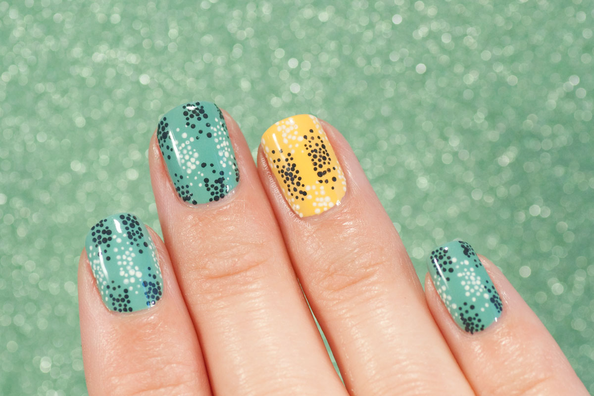 Dotted Gradient Nail Art - May contain traces of polish