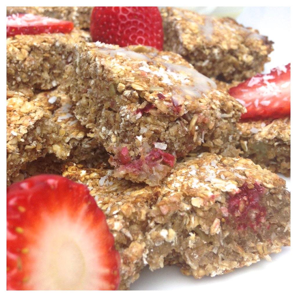 Pink Protein Packed FlapJacks recipe The Little Blog Of Vegan