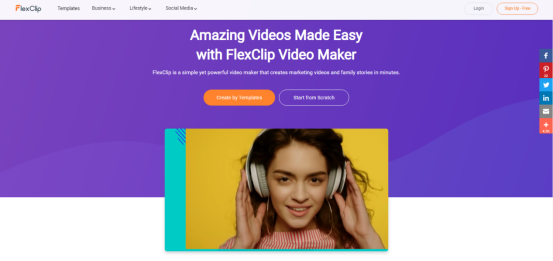 flexclip online video maker