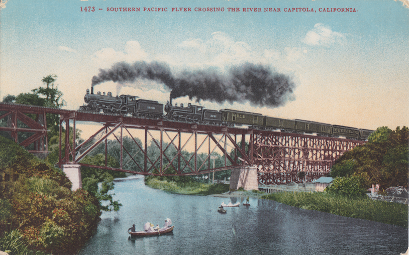 Santa Cruz Trains Bridges Soquel Creek