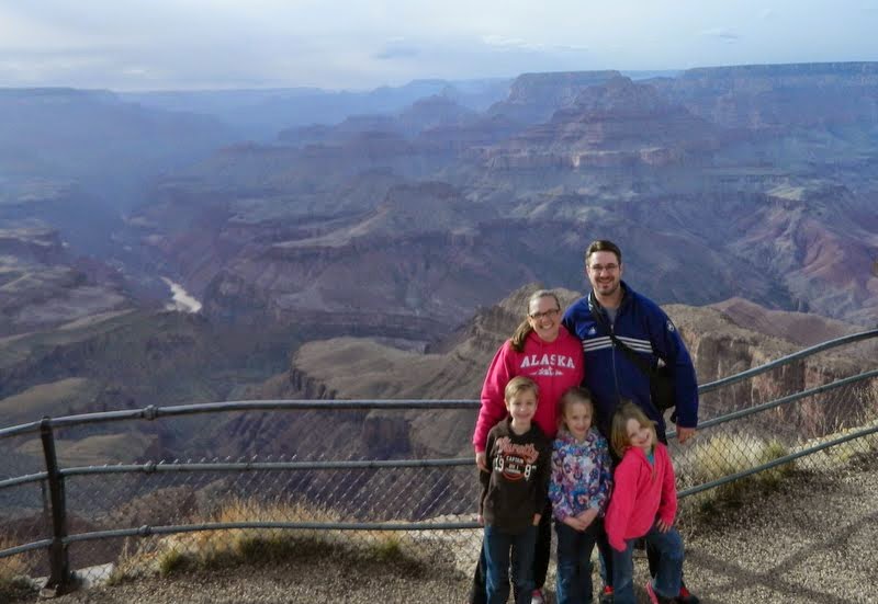 The Ziebarth's at the Grand Canyon