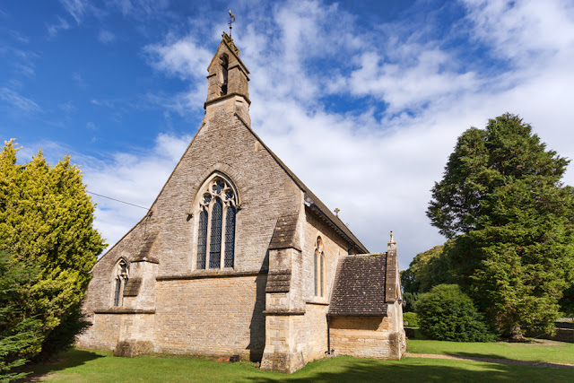 The church of St Peter's in the Cotswold village of Filkins by Martyn Ferry Photography