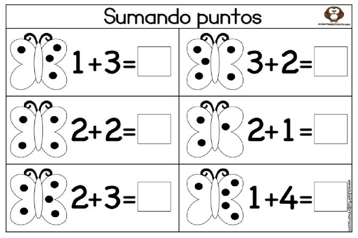 Ejercicios Matemáticos De Suma De Puntos - AULA VIRTUAL PRIMARIA