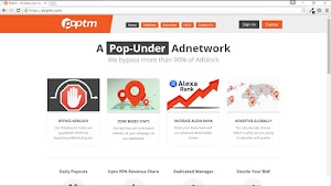 Review Poptm - Jaringan Iklan Pop-under membayar tinggi publisher  Indonesia