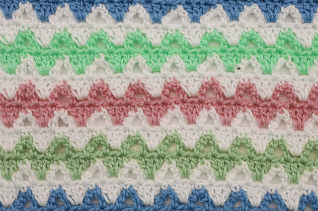 3 -Crochet Imagen Puntada a colores a crochet y ganchillo por Majovel crochet