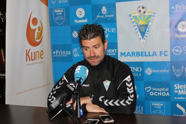 Estévez - Marbella FC - advierte sobre el Lorca: “No nos podemos confiar"