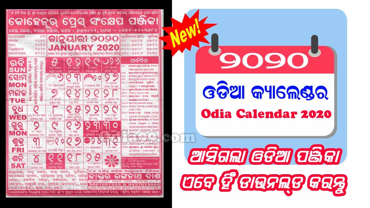 2023 Calendar With Holidays Odia Pdf Download Odia Calendar 2023 Odisha Panji Panjika