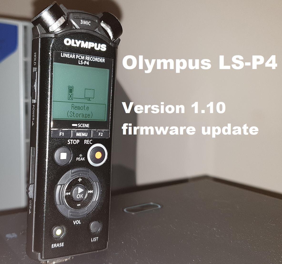 Olympus LSP4 Version 1.10 firmware update