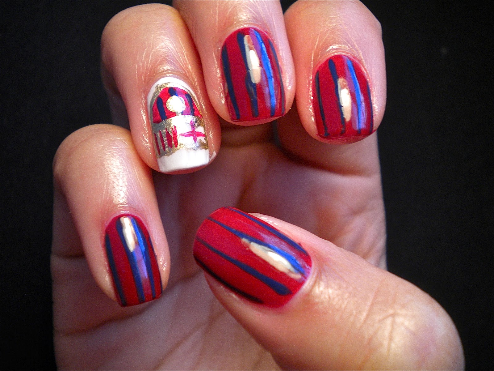 FC Barcelona Fan Nails Something Polished