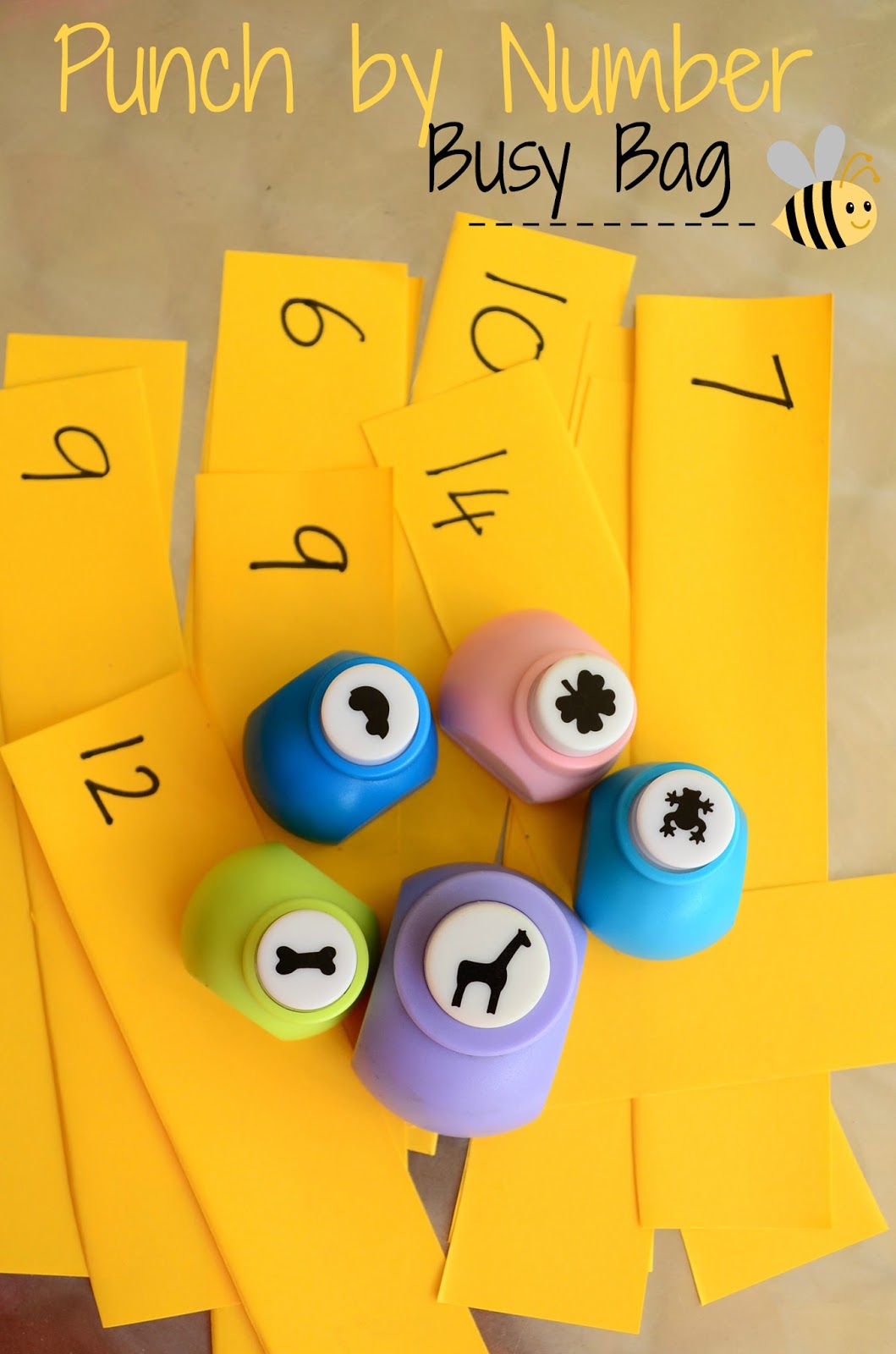 Practical Mom Punch by Number Busy Bag