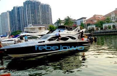 Kapal Speedboat dari Marina Ancol