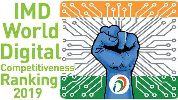 உலகளவிலான டிஜிட்டல் ரேங்கிங் பட்டியல் / IMD WORLD DIGITAL COMPETITIVENESS RANKING 2019