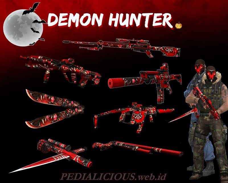 Harga & Statistik Seri Demon Hunter Senjata Point Blank