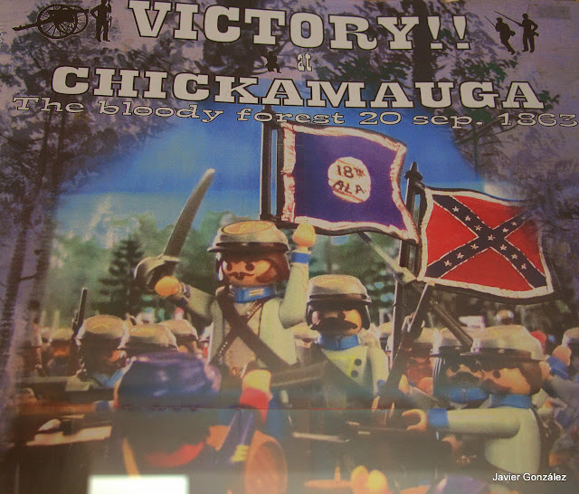 Batalla de Chickamauga reproducida por Clicks