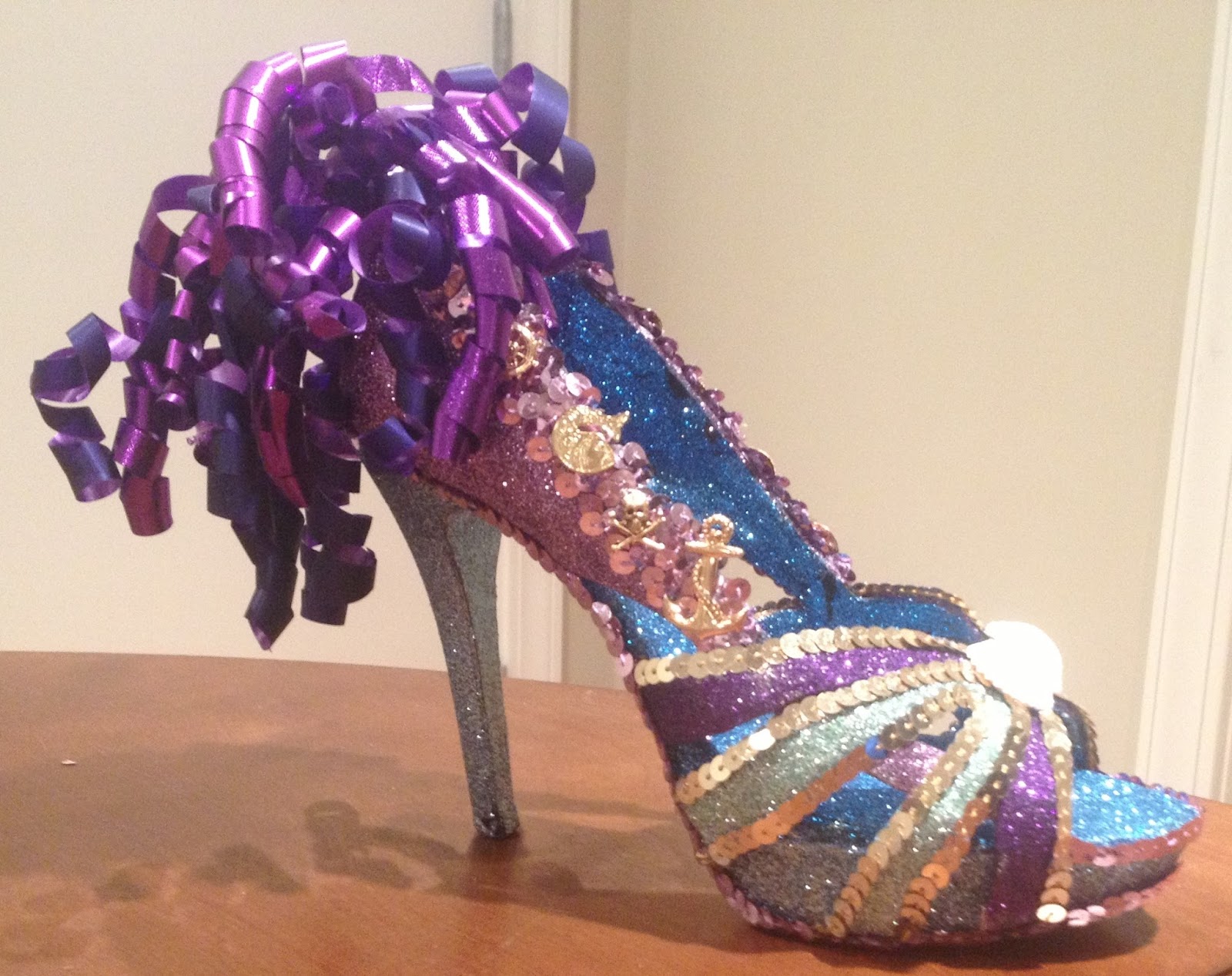 Confessions of a glitter addict: Sirens Float Inspired Shoe