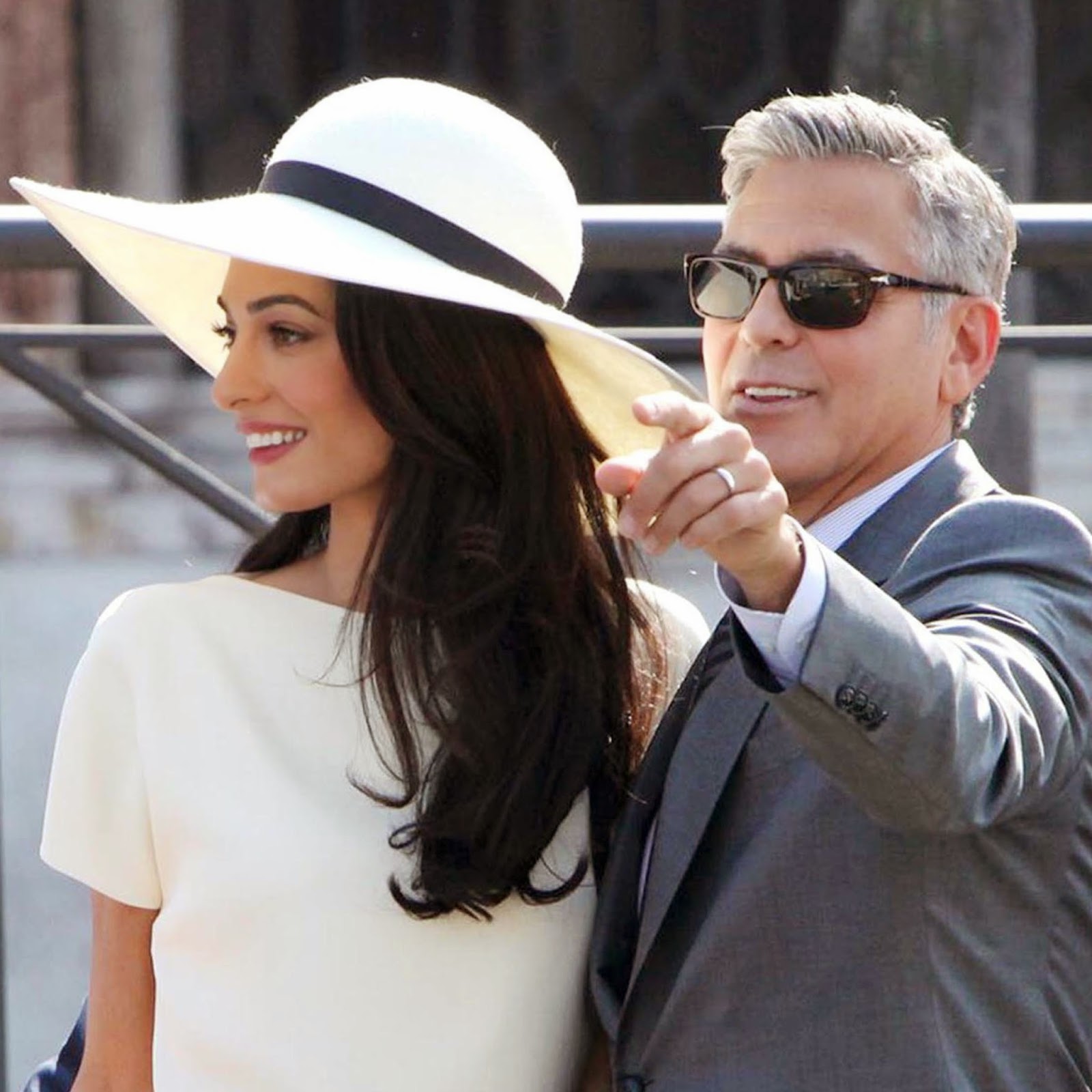 Hollywood Actor Clooney and Amal Alamuddin's