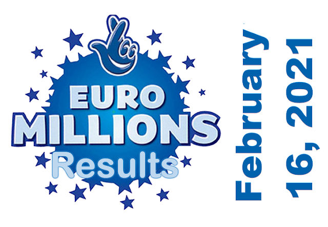 EuroMillions Results for Tuesday, February 16, 2021 EuroMillions Results for Tuesday, February 16, 2021