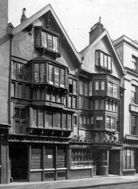 Demolition Exeter: The Chevalier Inn: Nos. 78 & 79, Fore Street