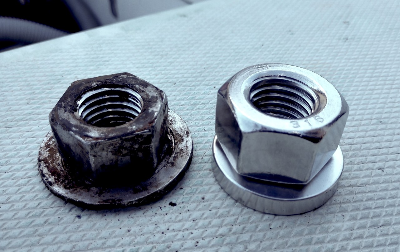 Sea State Sabre 28 Keel bolts